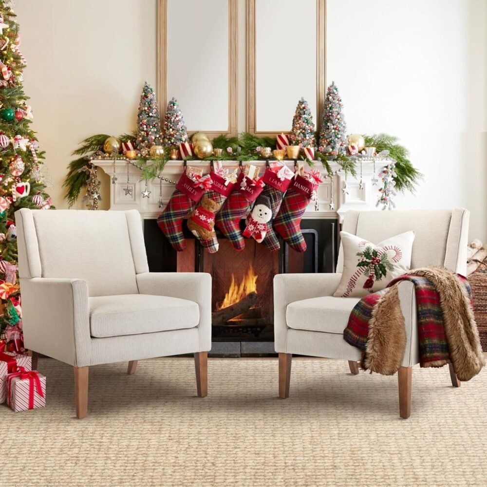 Modern Wingback Living Room Chair