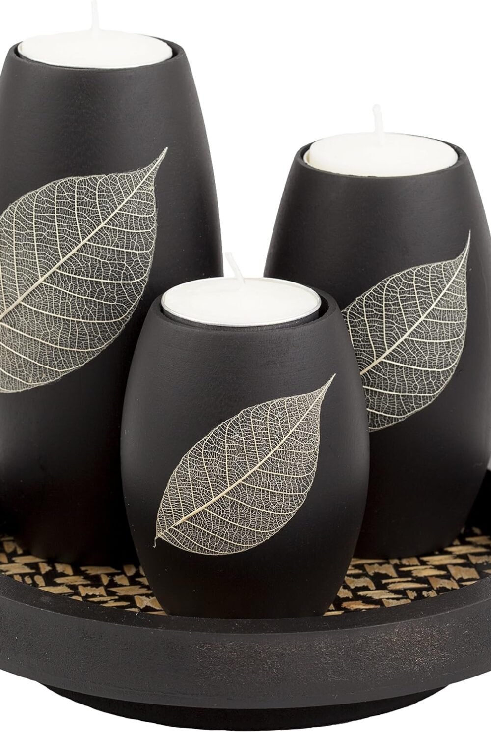 Candle Holders with Tray