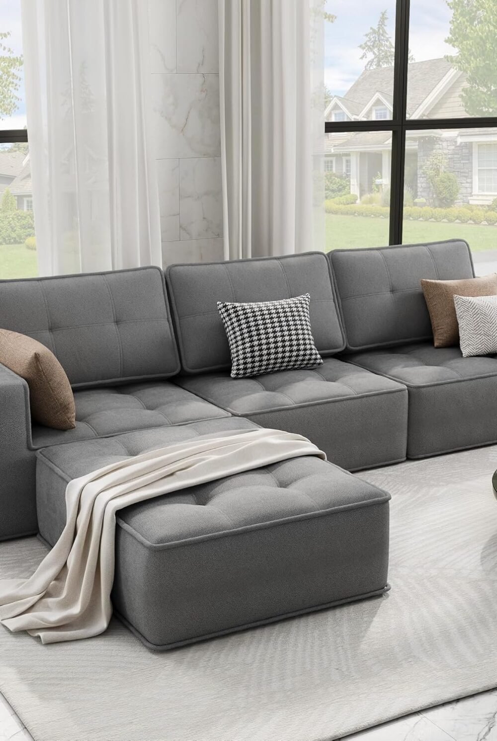 Relefree Foambic Boneless Couches for Living Room