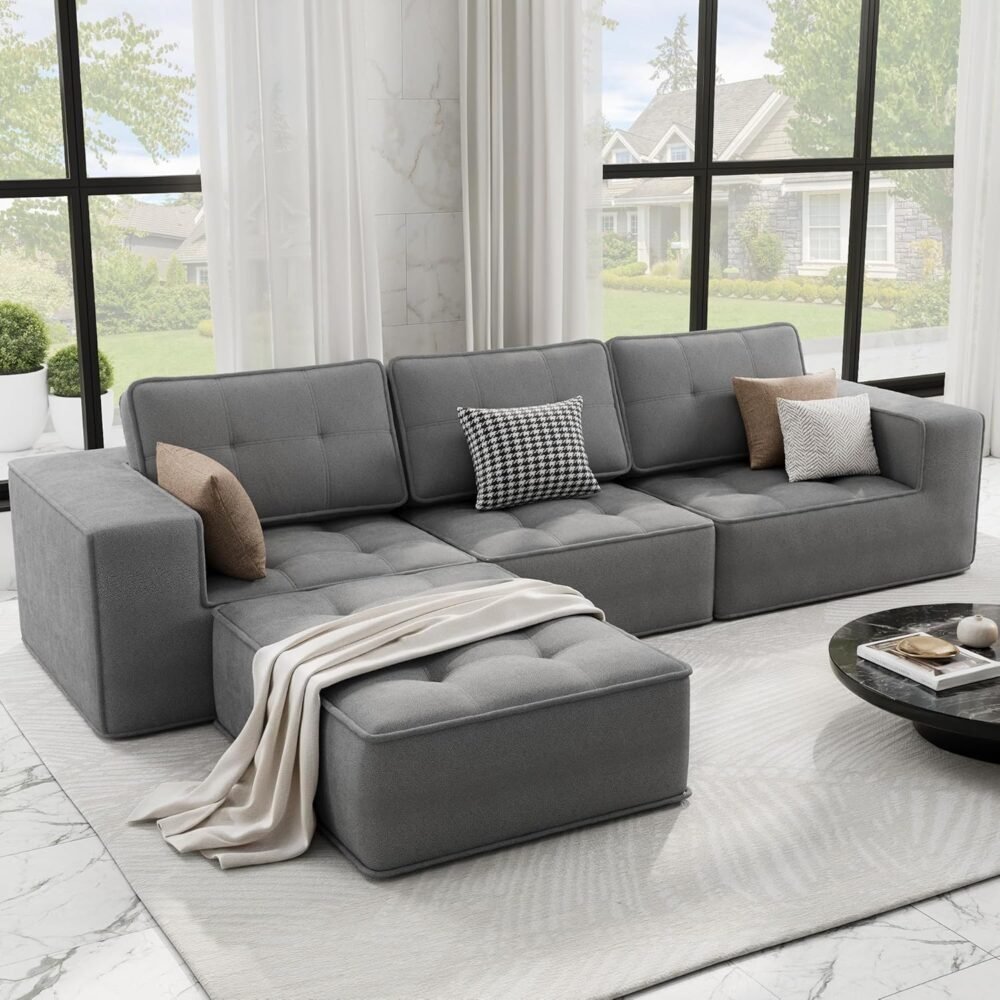 Relefree Foambic Boneless Couches for Living Room